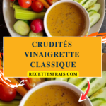 Crudités vinaigrette classique