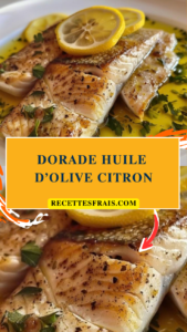 Dorade huile d’olive citron