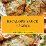 Escalope sauce légère