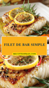 Filet de bar simple