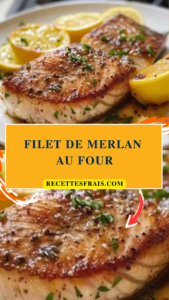 Filet de merlan au four