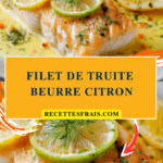 Filet de truite beurre citron
