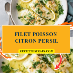 Filet poisson citron persil