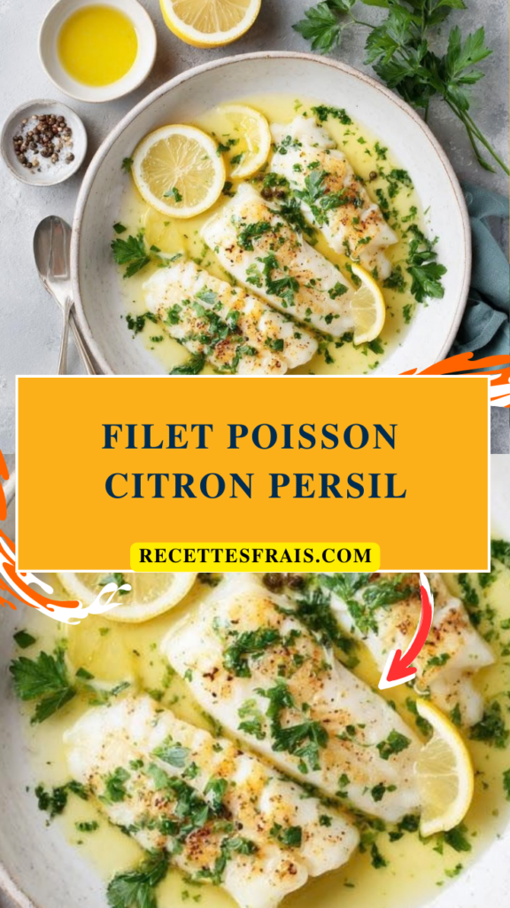 Filet poisson citron persil