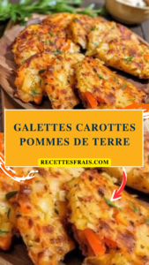 Galettes carottes pommes de terre