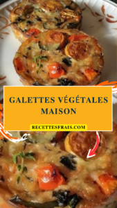 Galettes végétales maison