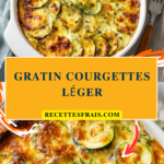 Gratin courgettes léger