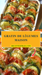 Gratin de légumes maison