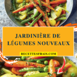 Jardinière de légumes nouveaux