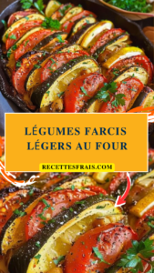 Légumes farcis légers au four