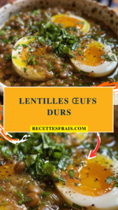 Lentilles œufs durs