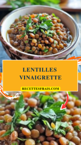 Lentilles vinaigrette