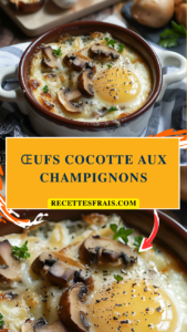 Œufs cocotte aux champignons