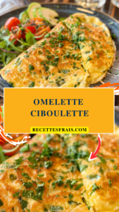 Omelette ciboulette
