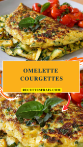 Omelette courgettes