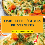 Omelette légumes printaniers