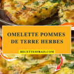 Omelette pommes de terre herbes