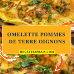Omelette pommes de terre oignons