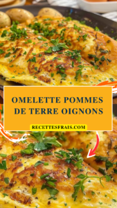 Omelette pommes de terre oignons