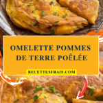 Omelette pommes de terre poêlée