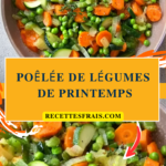 Poêlée de légumes de printemps
