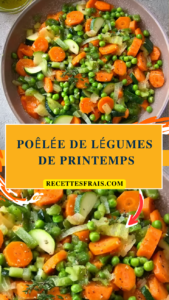 Poêlée de légumes de printemps