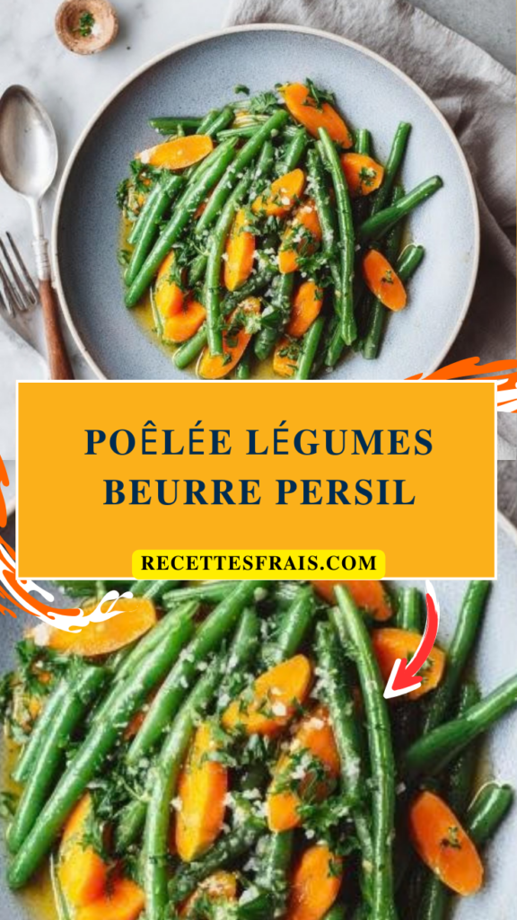 Poêlée légumes beurre persil