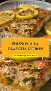 Poisson à la plancha citron