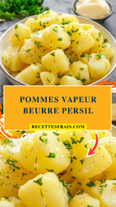Pommes vapeur beurre persil