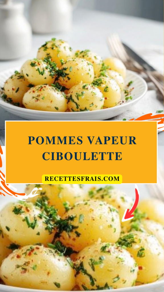 Pommes vapeur ciboulette