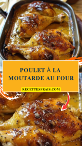 Poulet à la moutarde au four