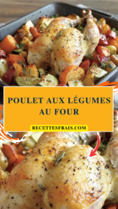 Poulet aux légumes au four