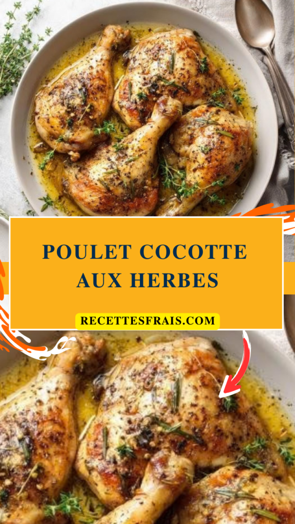 Poulet cocotte aux herbes