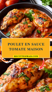 Poulet en sauce tomate maison