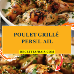 Poulet grillé persil ail