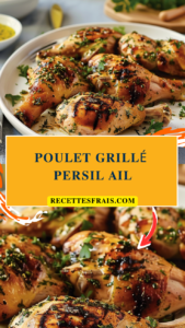 Poulet grillé persil ail