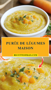Purée de légumes maison