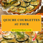 Quiche courgettes au four