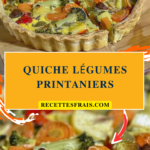 Quiche légumes printaniers