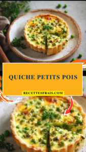 Quiche petits pois