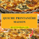 Quiche printanière maison