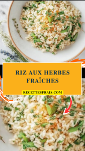 Riz aux herbes fraîches