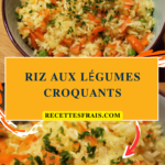 Riz aux légumes croquants