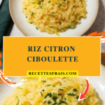 Riz citron ciboulette