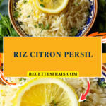 Riz citron persil