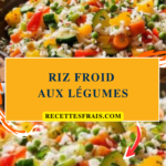 Riz froid aux légumes
