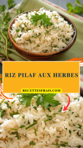 Riz pilaf aux herbes
