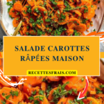 Salade carottes râpées maison
