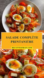Salade complète printanière