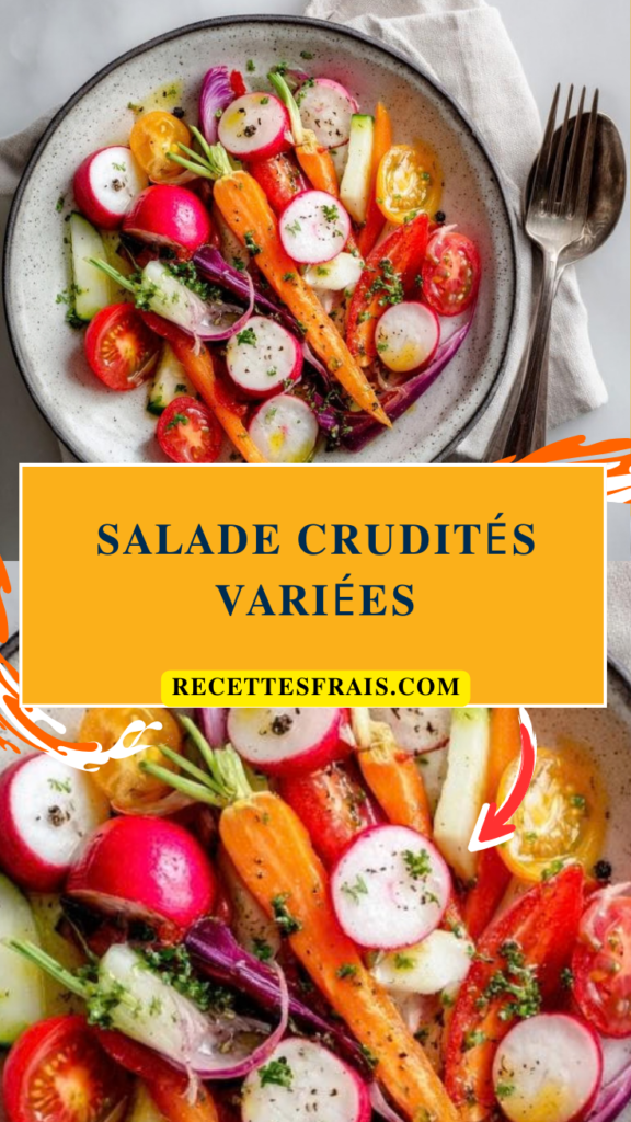 Salade crudités variées